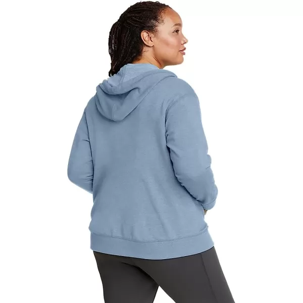 imageEddie Bauer Womens Cozy Camp FullZip HoodiePlus Chambray Blue