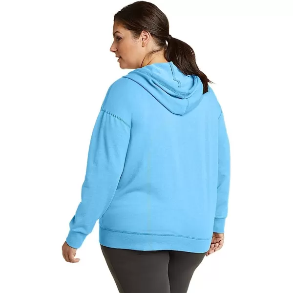 imageEddie Bauer Womens Cozy Camp FullZip HoodiePlus Misty Blue