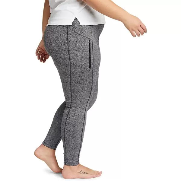 imageEddie Bauer Womens Crossover Winter Trail Adventure HighRise LeggingsPlus Size BlackWhite