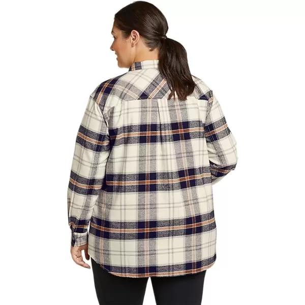 imageEddie Bauer Womens EB Hemplify Flannel ShirtPlus Parchment