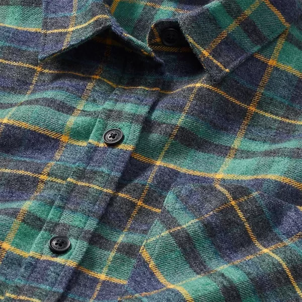imageEddie Bauer Womens EB Hemplify Flannel ShirtTall Mineral Green
