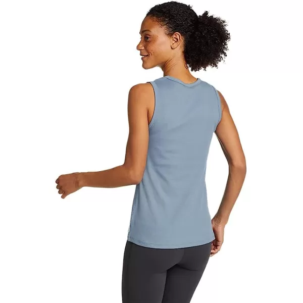 imageEddie Bauer Womens Essentials Ribbed Layering TankPetite Chambray Blue