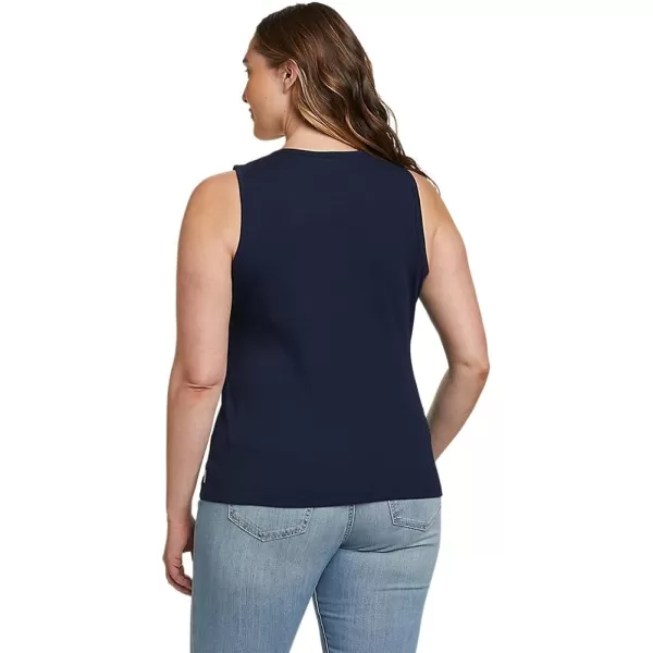 imageEddie Bauer Womens Essentials Ribbed Layering TankPetite Medium Indigo
