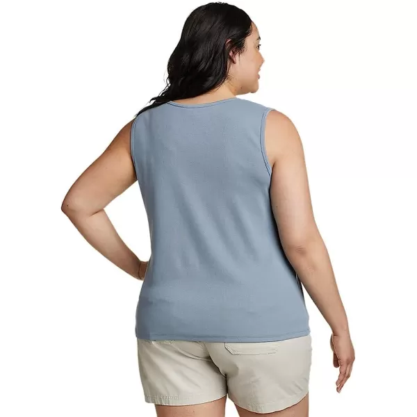 imageEddie Bauer Womens Essentials Ribbed Layering TankPlus Chambray Blue