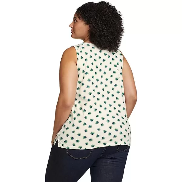 imageEddie Bauer Womens Everday Essentials Tank Top  PrintPlus Ivory