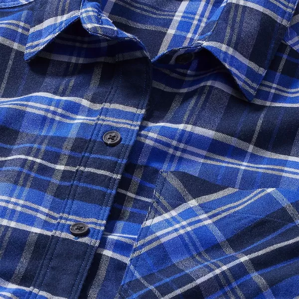 imageEddie Bauer Womens Expedition Performance Flannel 20 ShirtPlus Blue Topaz