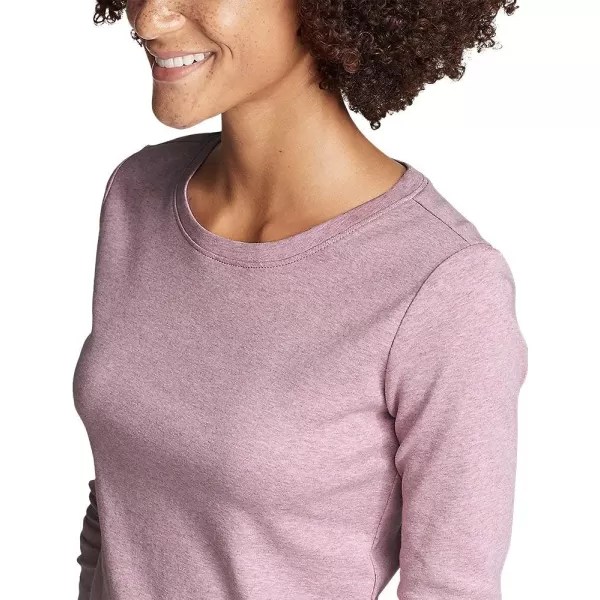 imageEddie Bauer Womens Favorite LongSleeve Crewneck TShirtPetite Port