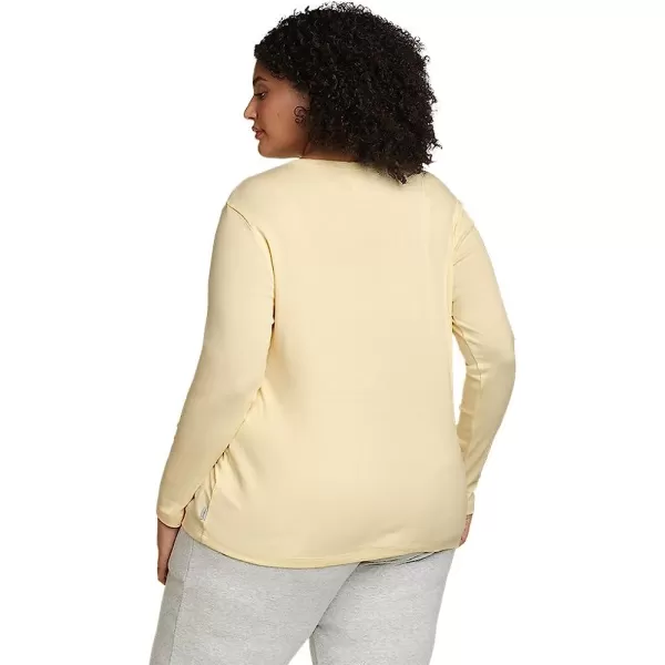 imageEddie Bauer Womens Favorite LongSleeve Crewneck TShirtPlus Sorbet