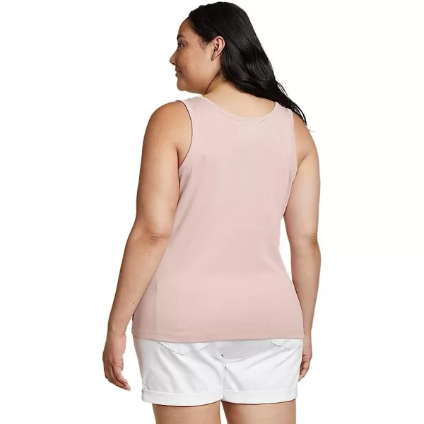 imageEddie Bauer Womens Favorite ScoopNeck Tank Top  SolidPlus Pale Pink