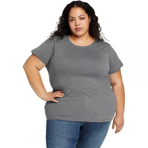 imageEddie Bauer Womens Favorite ShortSleeve Crewneck TShirtPlus Med Htr Gray
