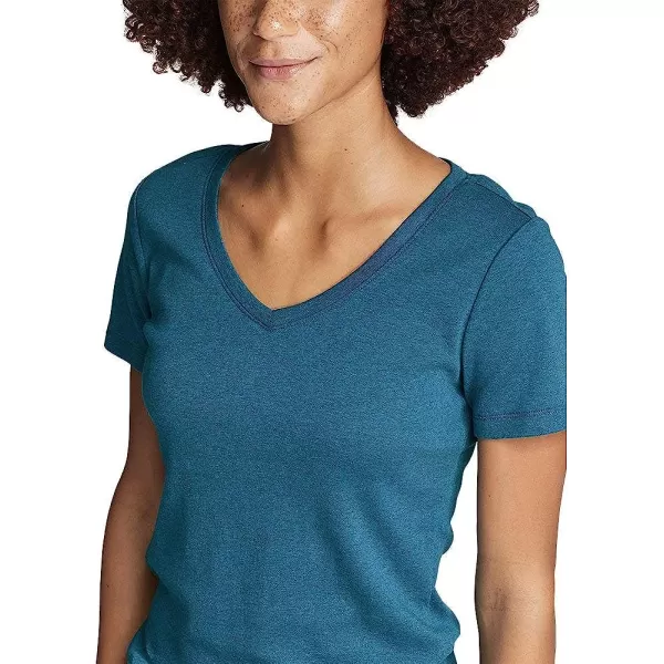imageEddie Bauer Womens Favorite ShortSleeve VNeck TShirtPlus Black