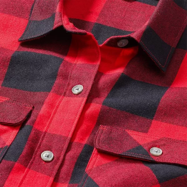 imageEddie Bauer Womens Firelight Flannel ShirtPetite Barn Red