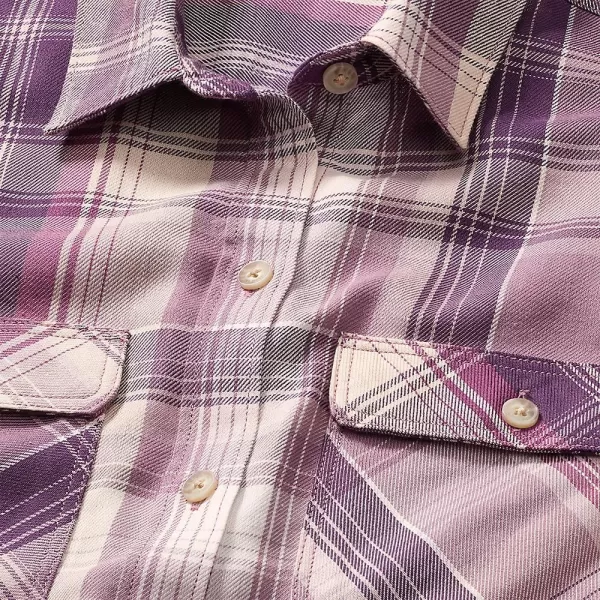 imageEddie Bauer Womens Firelight Flannel ShirtRegular Hyacinth