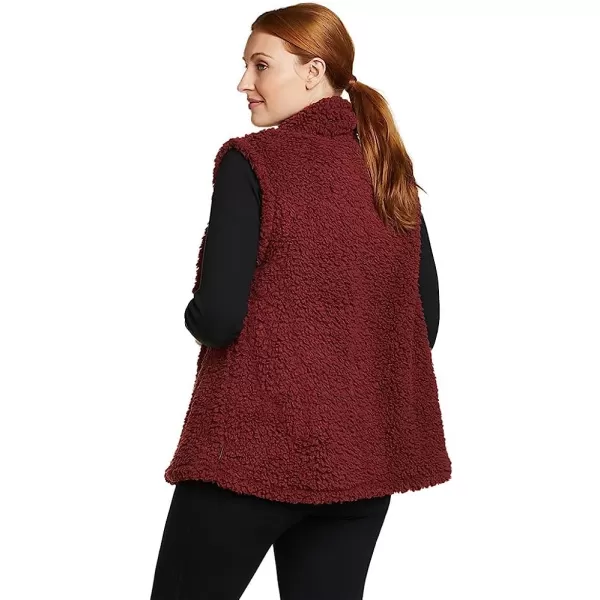 imageEddie Bauer Womens Fireside Plush VestPetite Dusty Red