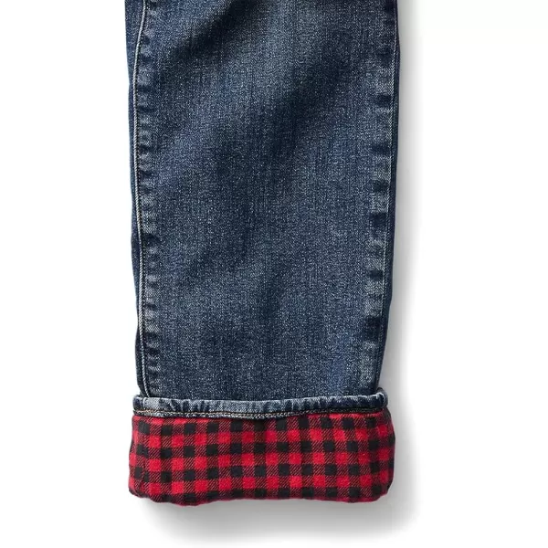 imageEddie Bauer Womens FlannelLined Boyfriend JeansOvercast
