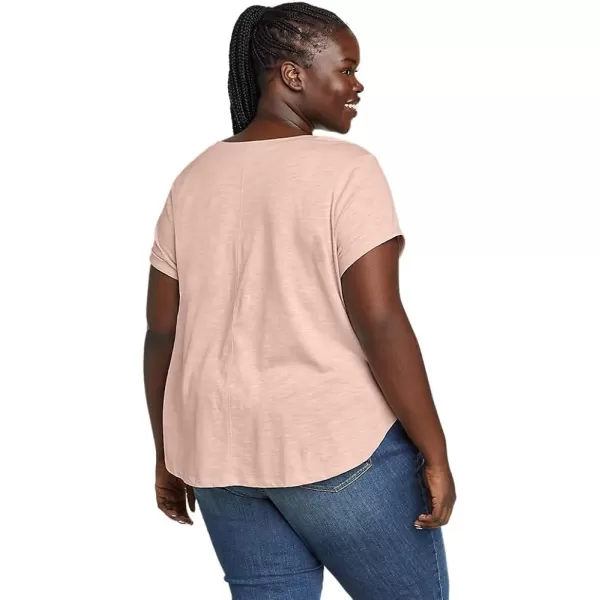 imageEddie Bauer Womens Gate Check ShortSleeve TShirtPlus Pale Pink