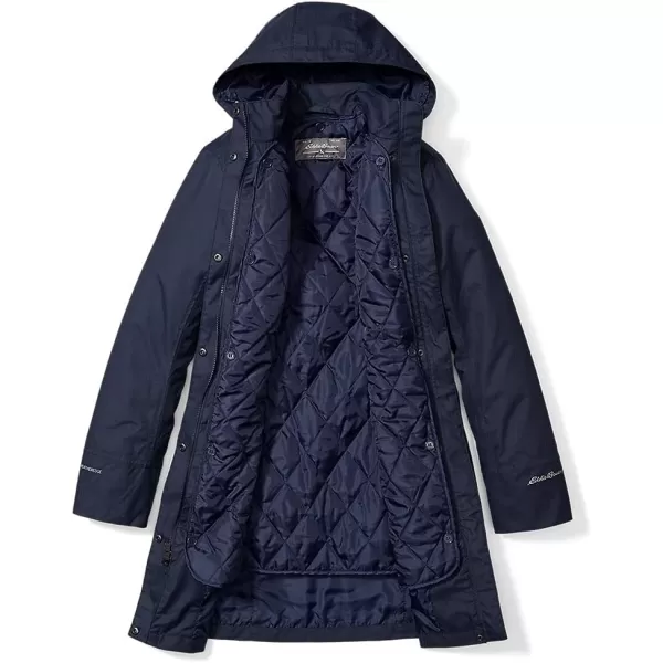imageEddie Bauer Womens Girl On The Go Insulated Trench CoatDeep Eggplant