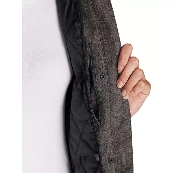 imageEddie Bauer Womens Girl On The Go Insulated Trench CoatPetite Deep Eggplant