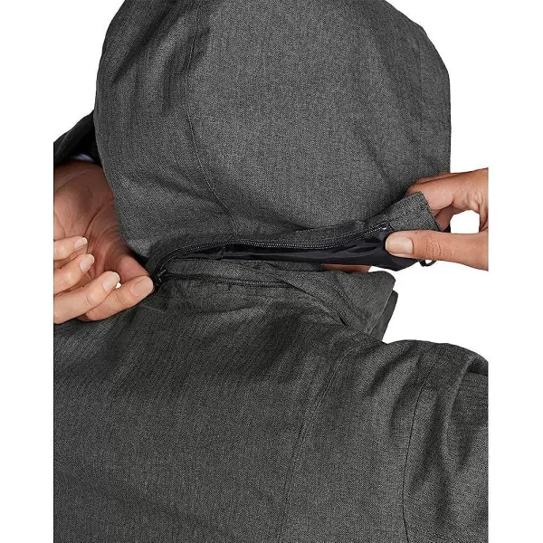 imageEddie Bauer Womens Girl On The Go Insulated Trench CoatRegular Dk Charcoal Htr