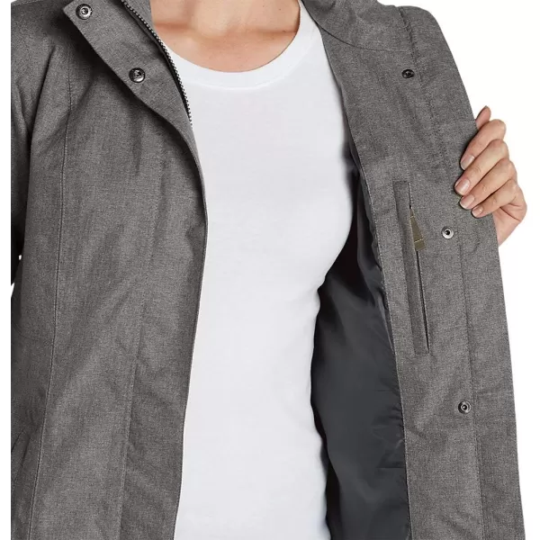 imageEddie Bauer Womens Girl on the Go Trench CoatDk Charcoal Htr