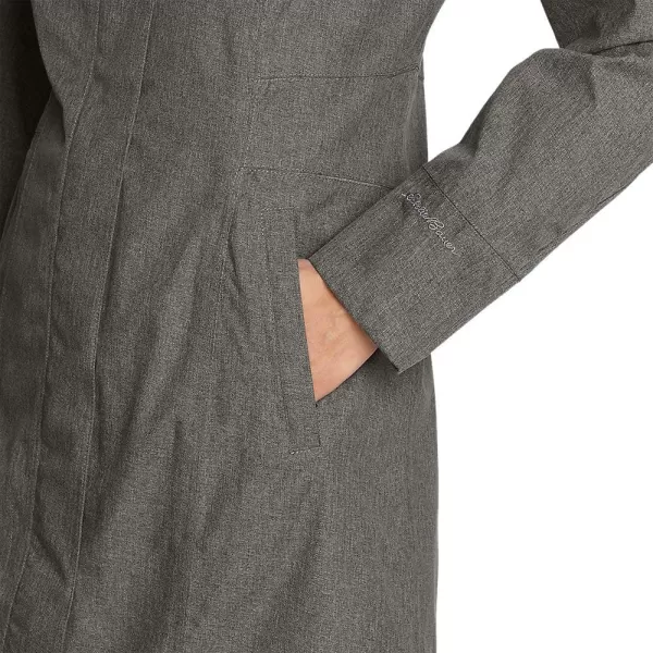 imageEddie Bauer Womens Girl on the Go Trench CoatPlus Dk Charcoal Htr