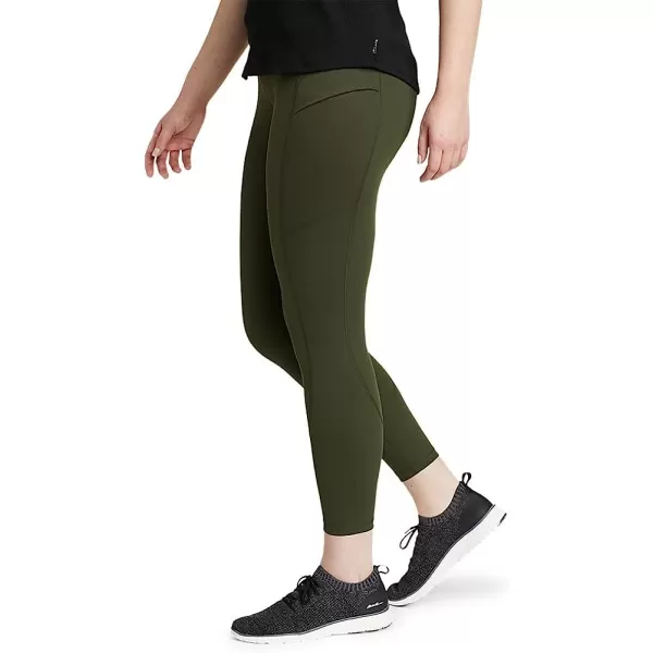 imageEddie Bauer Womens Guide Trex 78Length LeggingsPetite Dark Loden
