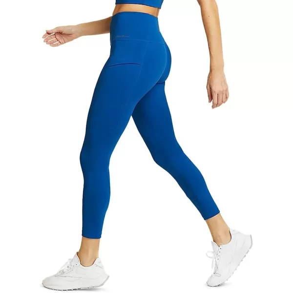 imageEddie Bauer Womens Guide Trex 78Length LeggingsPetite Pacific Blue