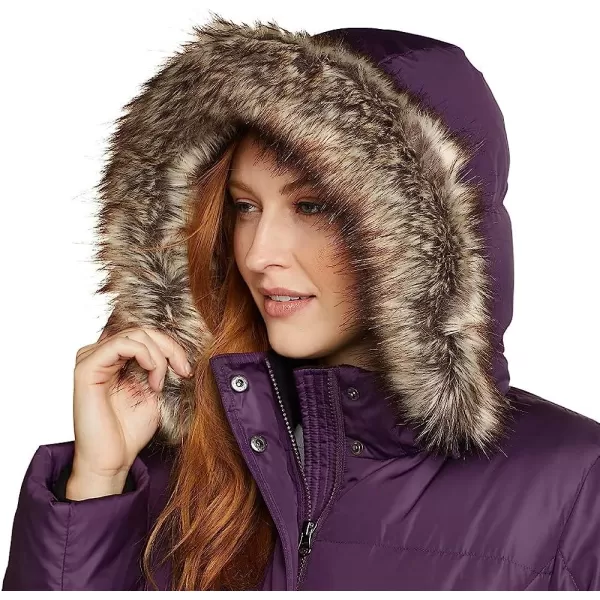 imageEddie Bauer Womens Lodge Down Duffle CoatPetite Deep Eggplant