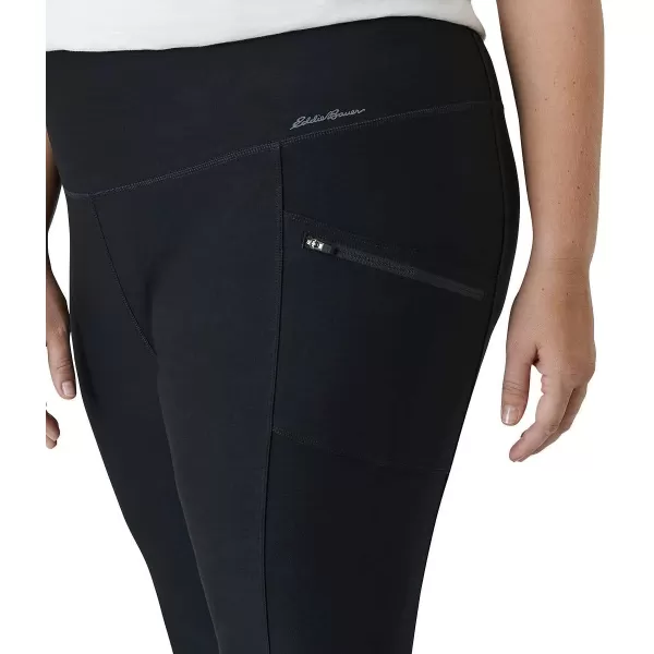 imageEddie Bauer Womens Midweight High Rise Trail Tight LeggingsBlack