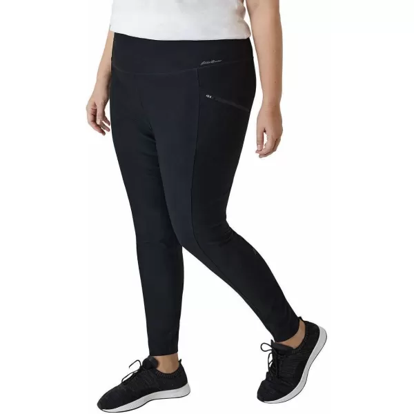 imageEddie Bauer Womens Midweight High Rise Trail Tight LeggingsBlack