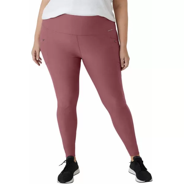 imageEddie Bauer Womens Midweight High Rise Trail Tight LeggingsDark Dusty Rose