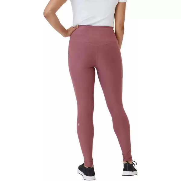 imageEddie Bauer Womens Midweight High Rise Trail Tight LeggingsDark Dusty Rose