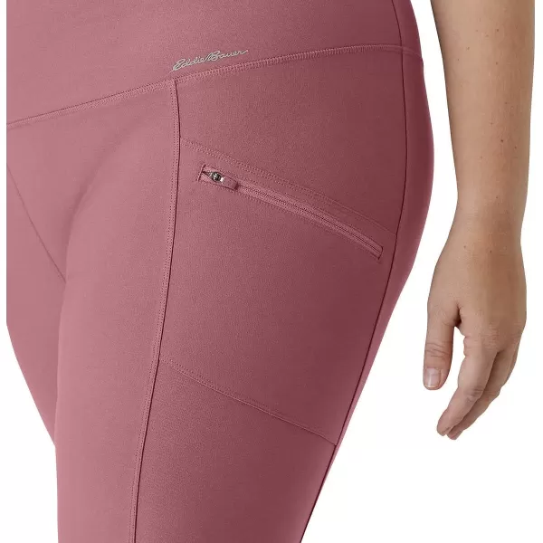 imageEddie Bauer Womens Midweight High Rise Trail Tight LeggingsDark Dusty Rose