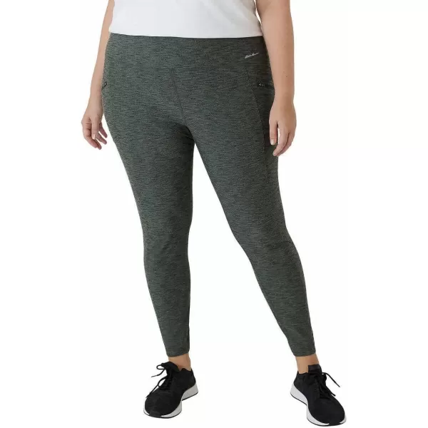 imageEddie Bauer Womens Midweight High Rise Trail Tight LeggingsLoden Heather