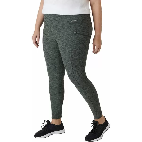 imageEddie Bauer Womens Midweight High Rise Trail Tight LeggingsLoden Heather