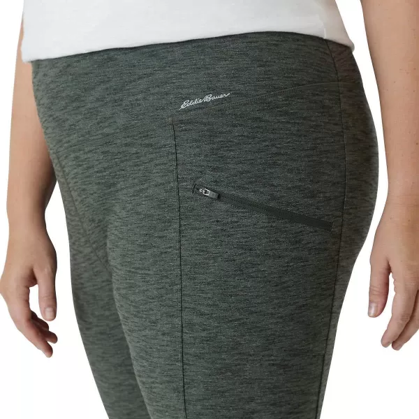 imageEddie Bauer Womens Midweight High Rise Trail Tight LeggingsLoden Heather