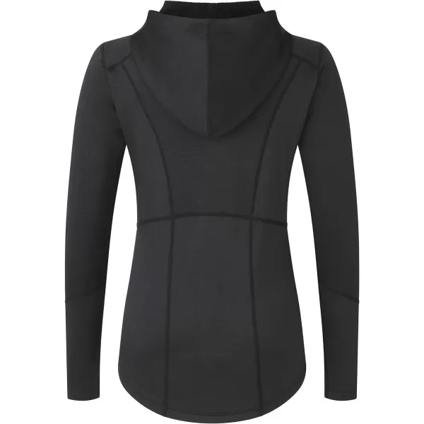 imageEddie Bauer Womens Mini Grid Full Zip HoodieBlack