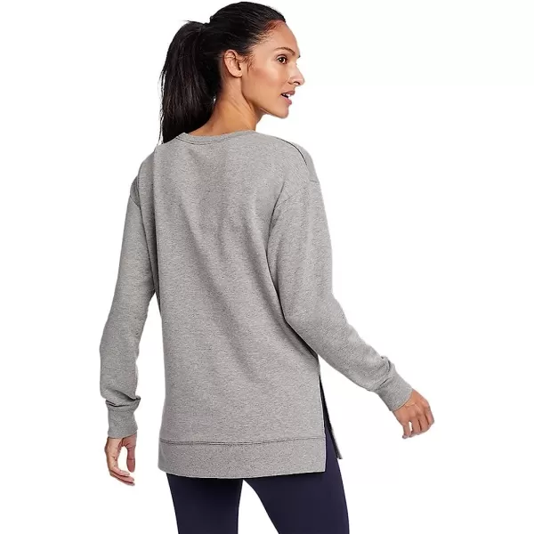 imageEddie Bauer Womens Motion Cozy Camp LongSleeve TunicPetite Heather Gray