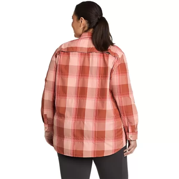 imageEddie Bauer Womens Mountain LongSleeve ShirtPlus Tulip