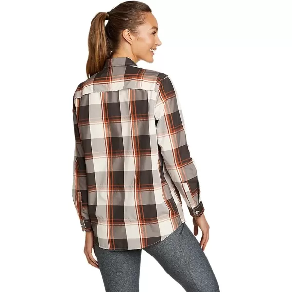 imageEddie Bauer Womens Mountain LongSleeve ShirtRegular Toast