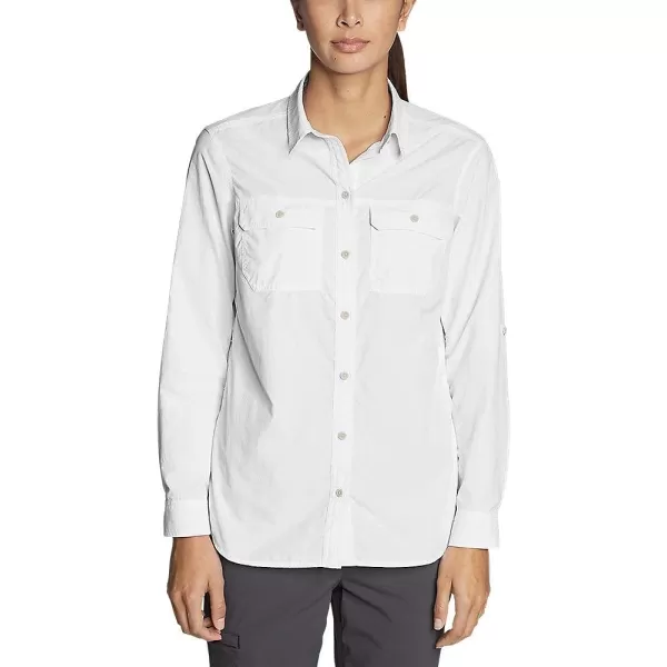 imageEddie Bauer Womens Mountain Ripstop LongSleeve ShirtRegular White