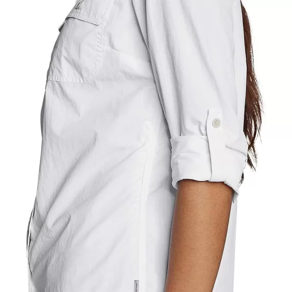 imageEddie Bauer Womens Mountain Ripstop LongSleeve ShirtTall White