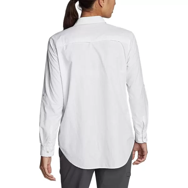 imageEddie Bauer Womens Mountain Ripstop LongSleeve ShirtTall White