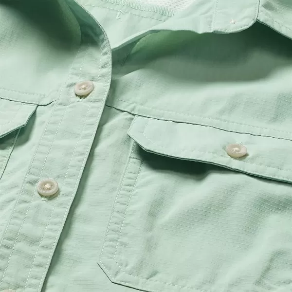imageEddie Bauer Womens Mountain Ripstop ShortSleeve ShirtRegular Celadon