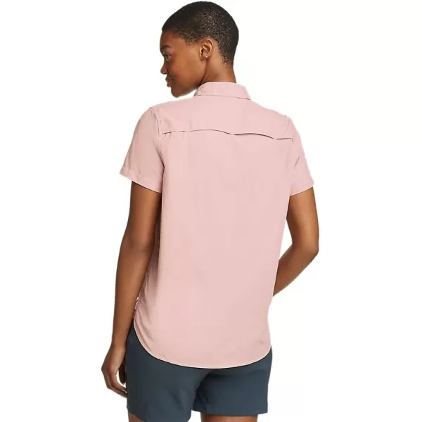 imageEddie Bauer Womens Mountain Ripstop ShortSleeve ShirtRegular Pale Pink