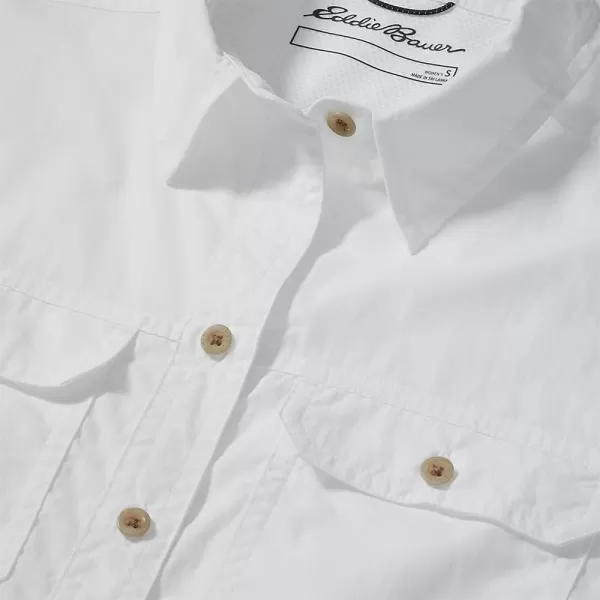 imageEddie Bauer Womens Mountain Ripstop ShortSleeve ShirtRegular White