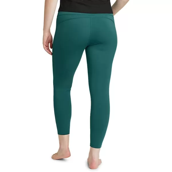 imageEddie Bauer Womens Movement Lux HighRise CaprisPetite Dk Evergreen