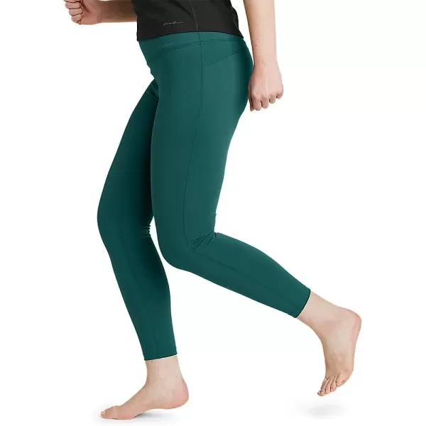 imageEddie Bauer Womens Movement Lux HighRise CaprisPetite Dk Evergreen