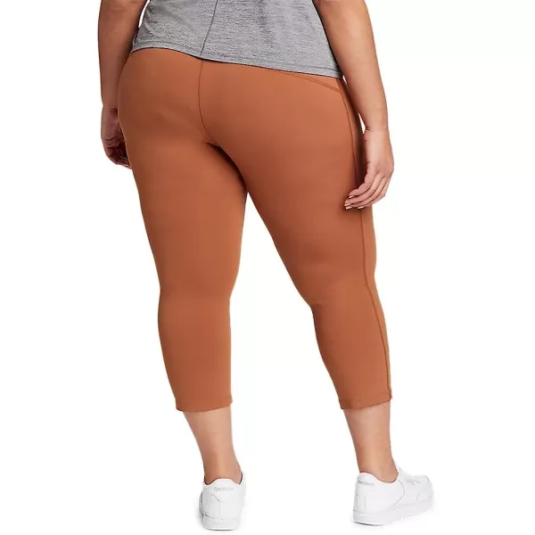 imageEddie Bauer Womens Movement Lux HighRise CaprisPlus Size Paprika