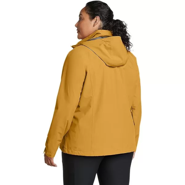 imageEddie Bauer Womens Packable Rainfoil JacketPlus Butterscotch Recycled